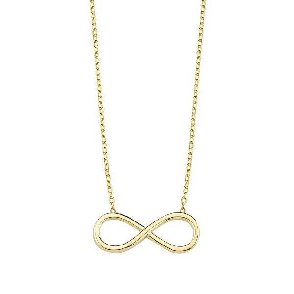 Colier argint 925 aurit cu simbolul infinit - Infinite You CTU0054 [1]